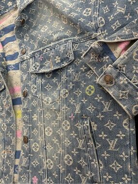 New Womens Luxury Jean Jacket Size M/L